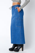 Parachute Denim Skirt