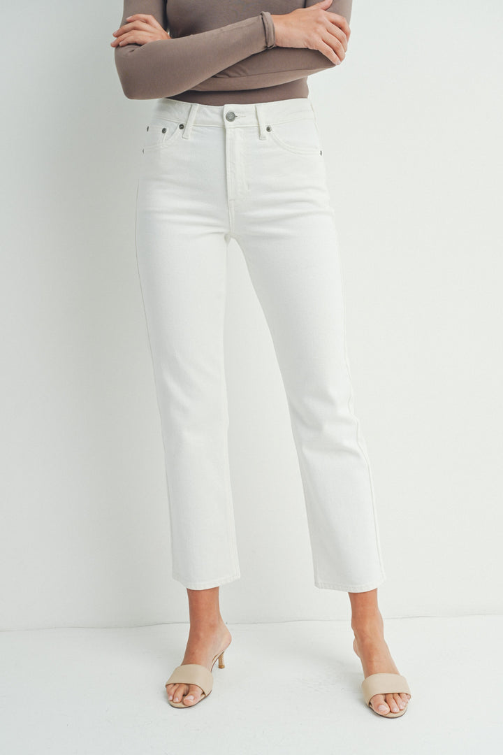 High Rise Classic Straight Leg Jeans