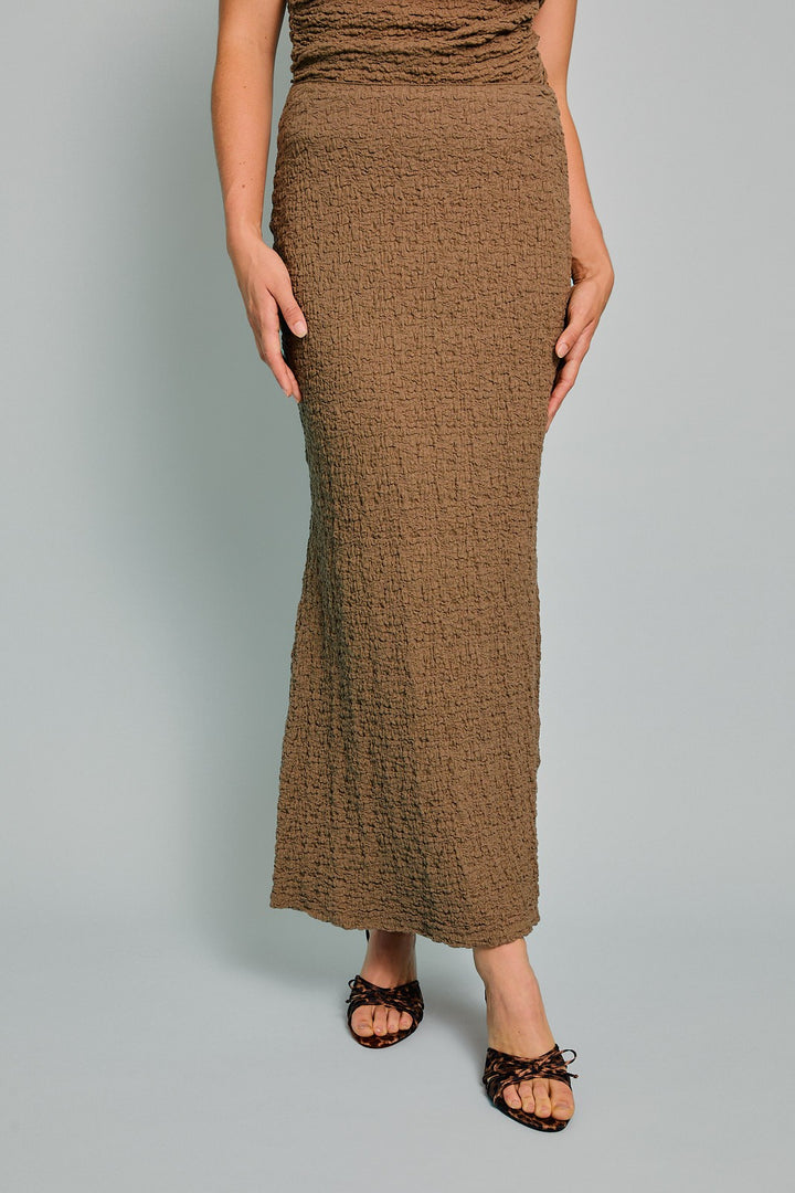 Ruched Midi Skirt