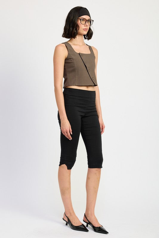 ASYMMETRICAL VEST TOP