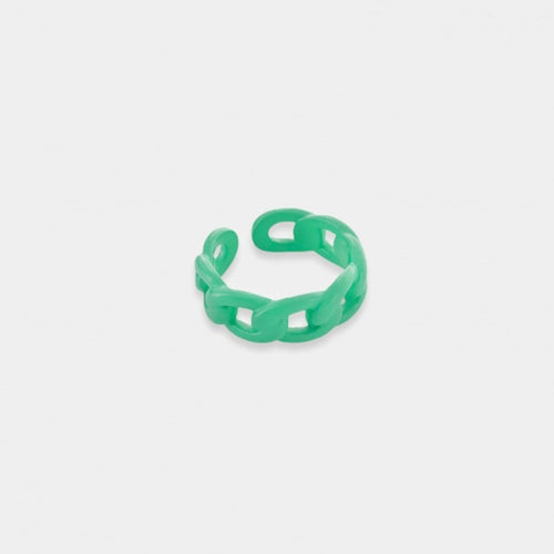 Enamel Curb Chain Ring